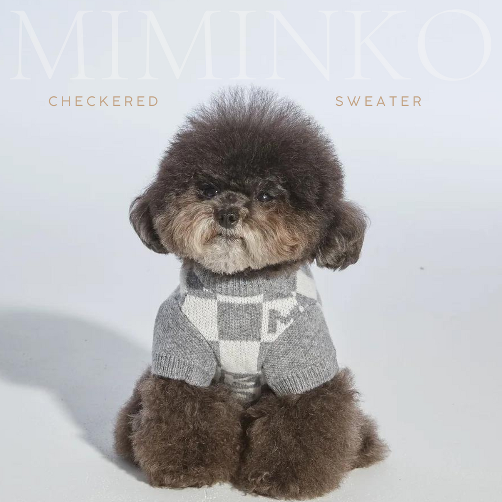 A Miminko Signature: Sport This Checkered Print Sweater Daily.