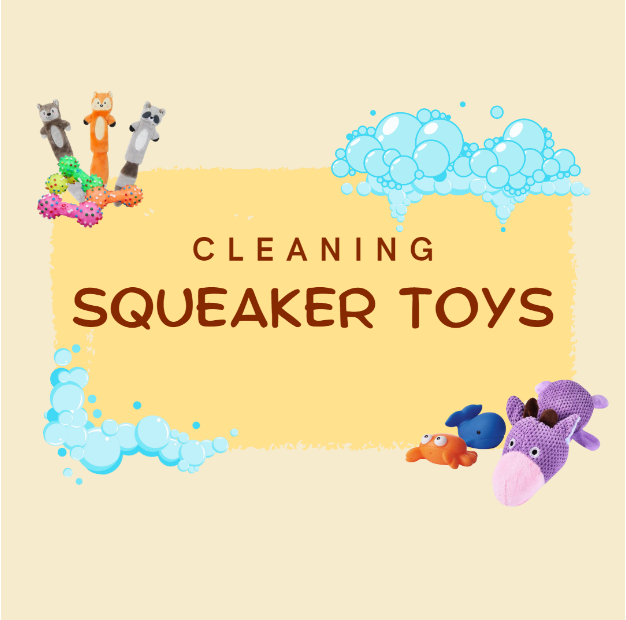 How To Get Your Dogs Squeaker Toys Clean.