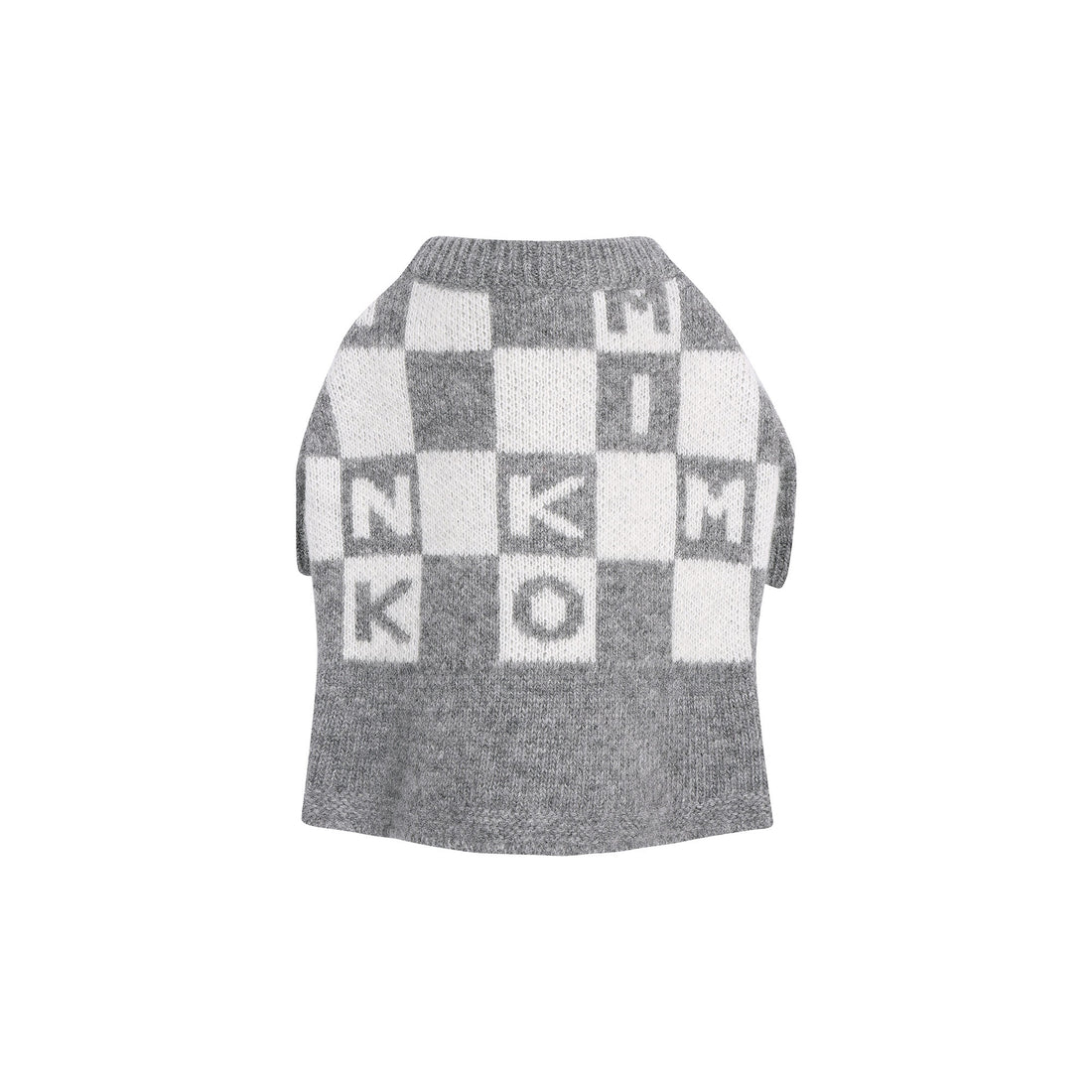 Miminko Checkered Dress - Light Grey