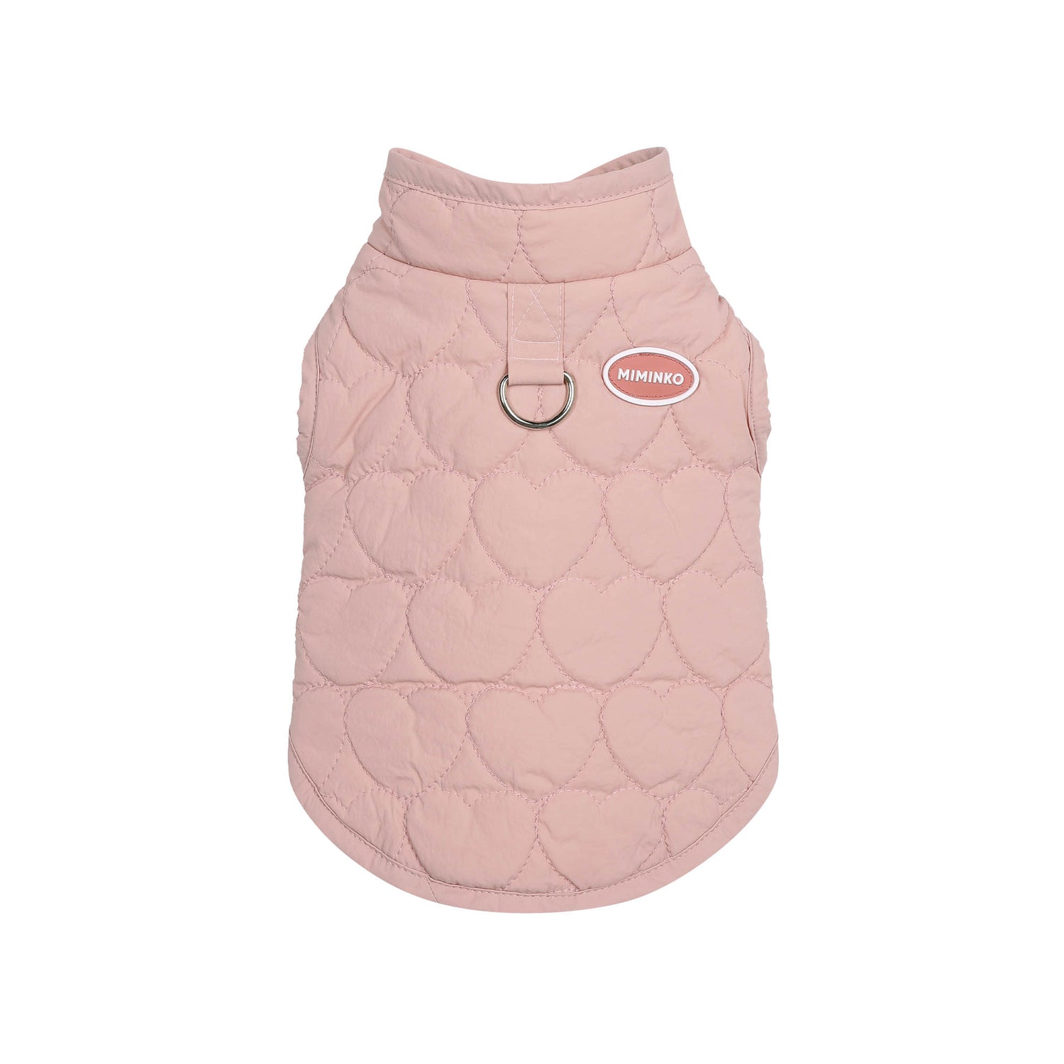 Hearts Racing Puffer Vest - Pink