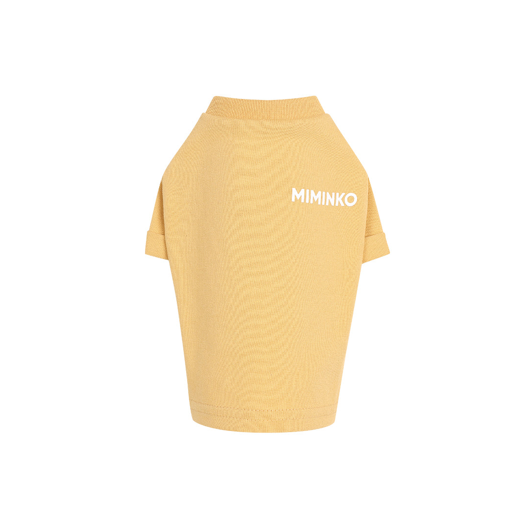 Crew Neck Shirt - Mustard