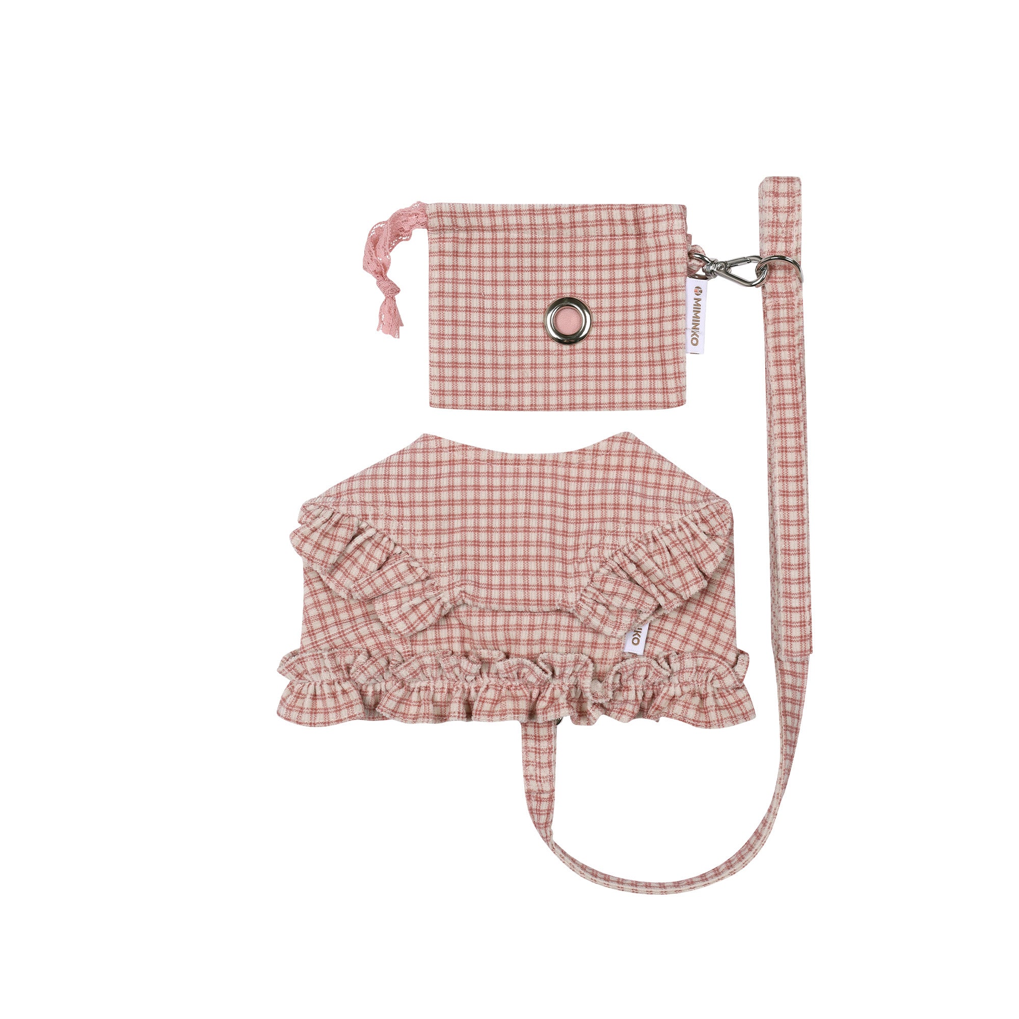 Country Doll  Frill Harness Set - Pink