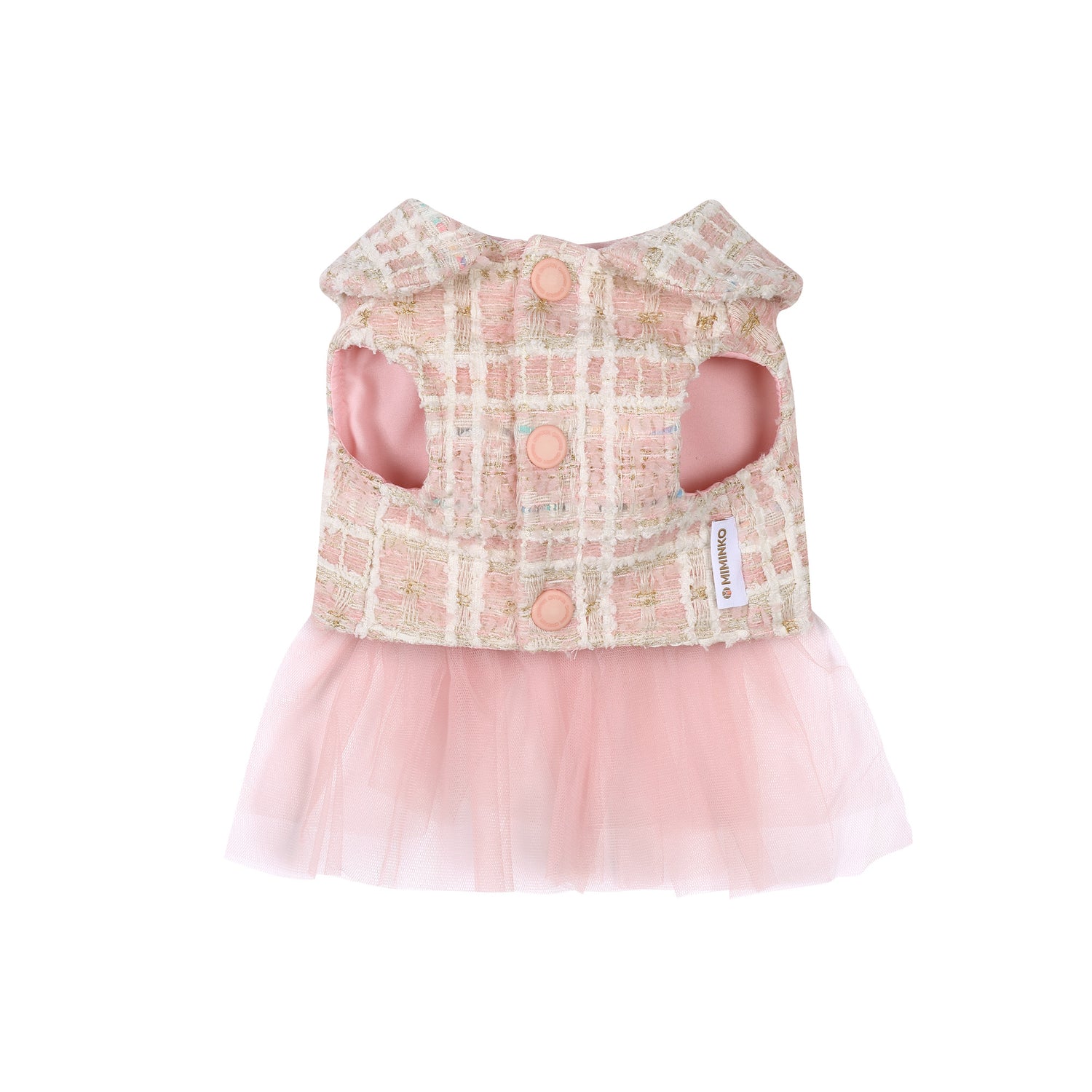 Coco Tweed Dress - Pink