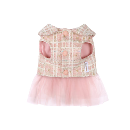 Coco Tweed Dress - Pink