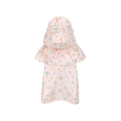 Sketch Pad Raincoat - Light Pink