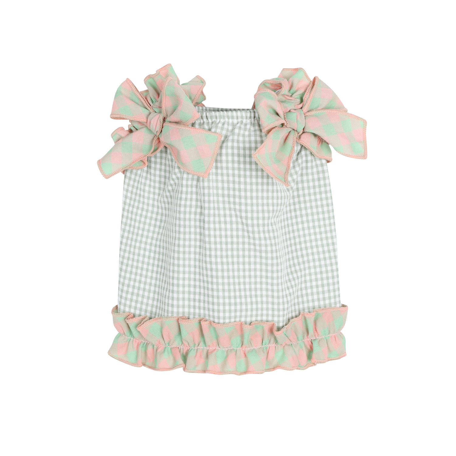 Picnic Daze Gingham Top - Green