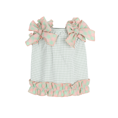 Picnic Daze Gingham Top - Green