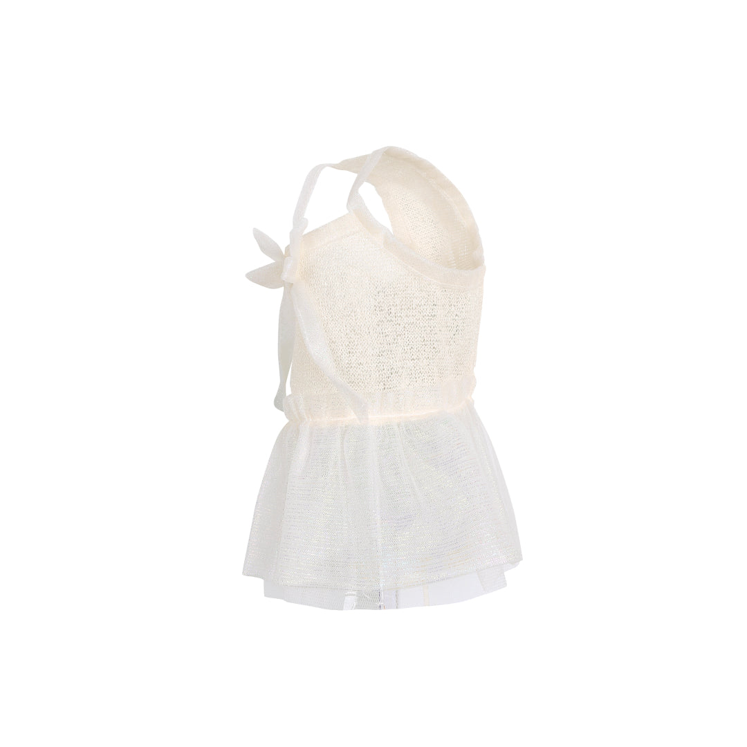 Sheer Is Nice Tulle Dress - Ivory