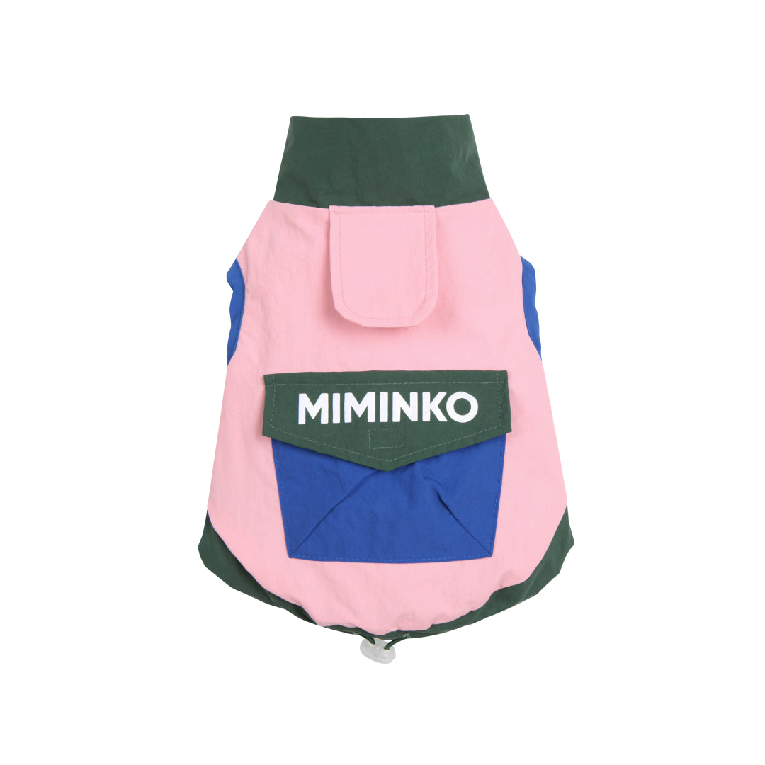 Camp Counselor Wind Breaker Vest - Pink