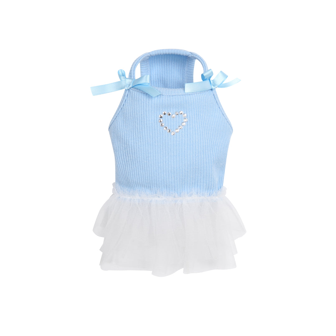 Y2K Princess Dress - Sky Blue