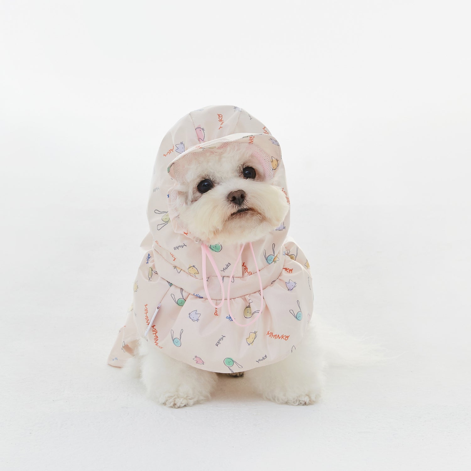 Sketch Pad Raincoat - Light Pink