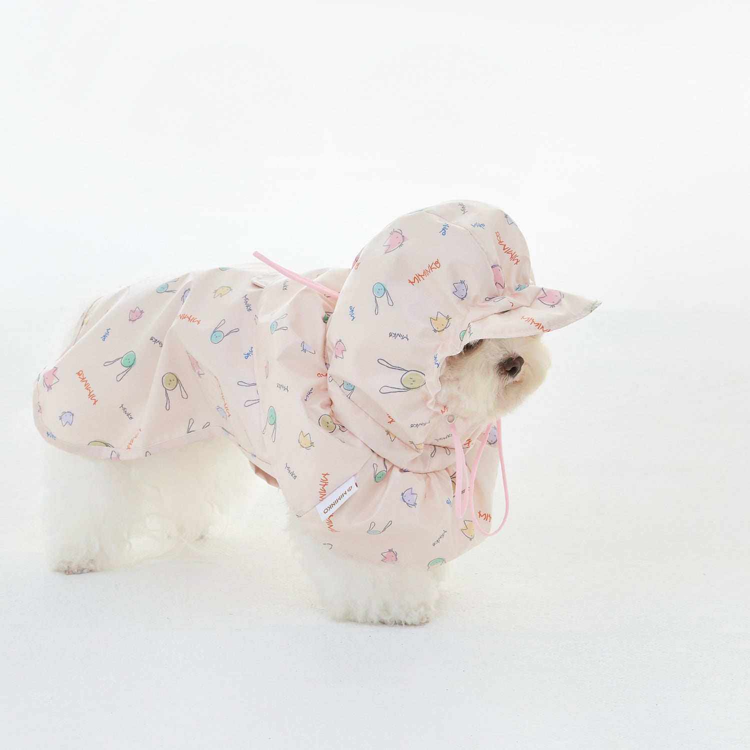 Sketch Pad Raincoat - Light Pink