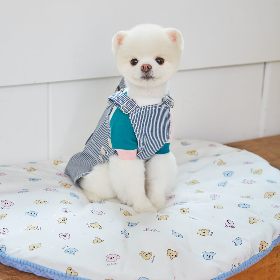 Anti-Slip Pet Bed - Puppy Pattern