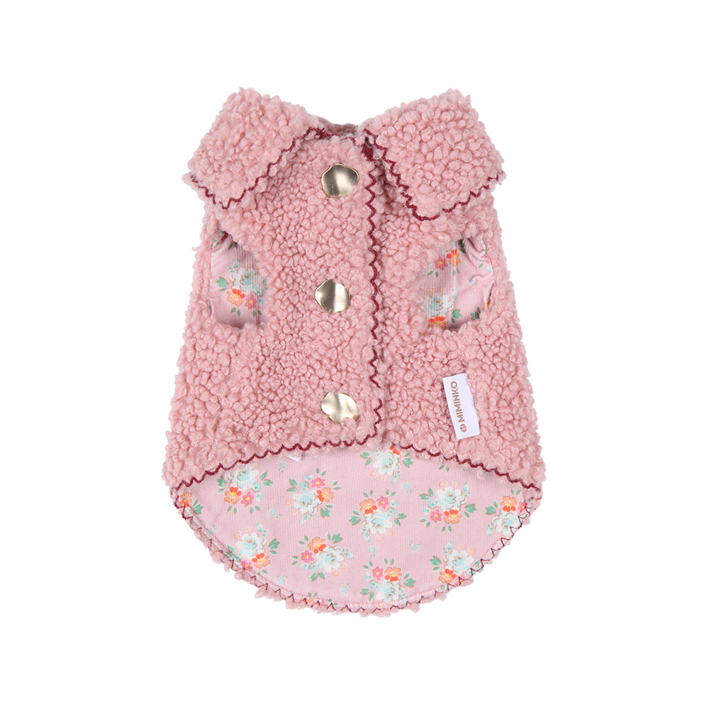 The Fuzzy Wuzzy Vest - Pink