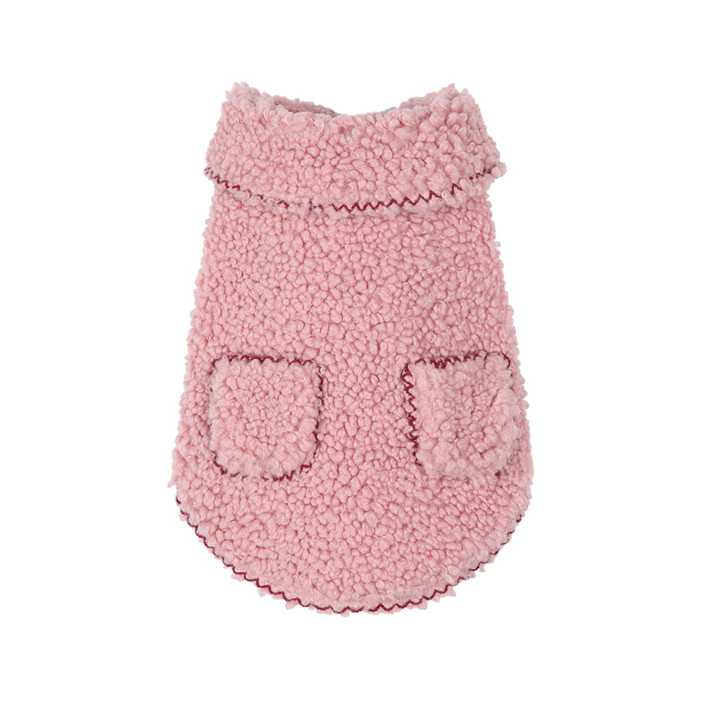 The Fuzzy Wuzzy Vest - Pink