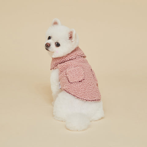 The Fuzzy Wuzzy Vest - Pink