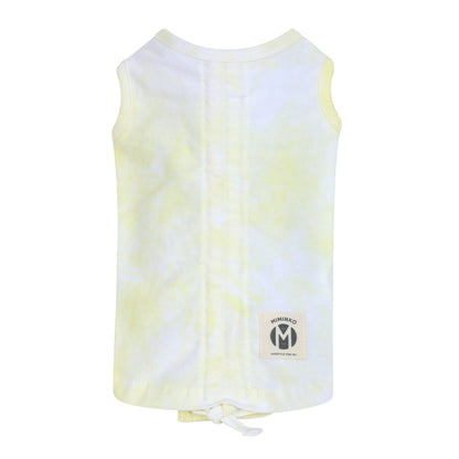 Tie dye Sleeveless Shirt - Yellow