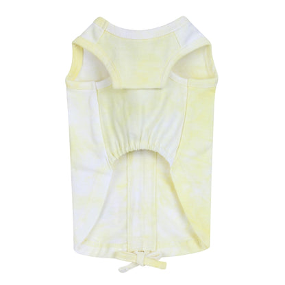 Tie dye Sleeveless Shirt - Yellow